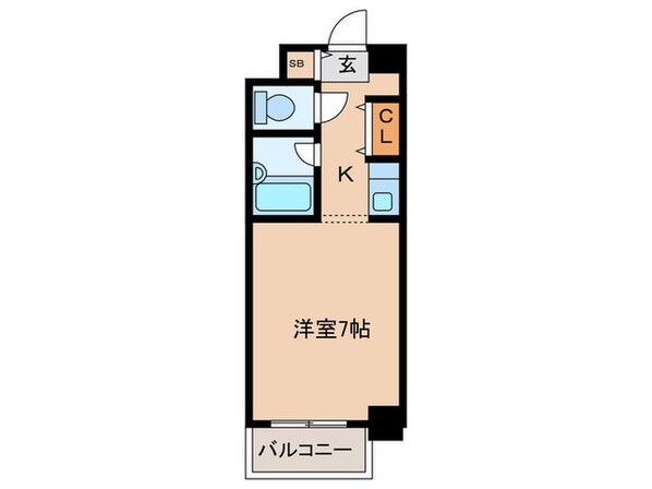 片町コートの物件間取画像